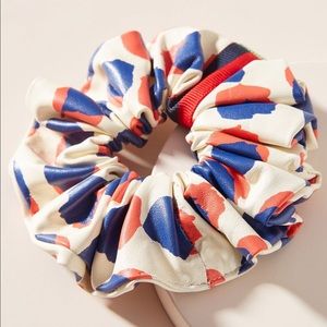 Clare V. for Anthropologie Renee Scrunchie - blue